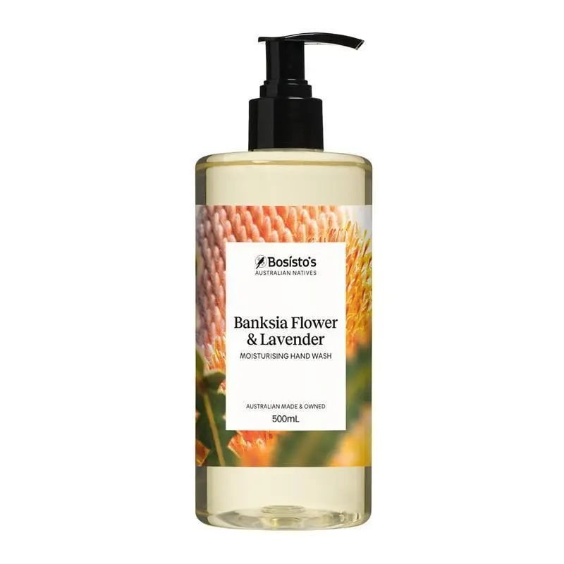 Bosisto's Banksia Flower & Lavender Moisturising Hand Wash 500mL Pump
