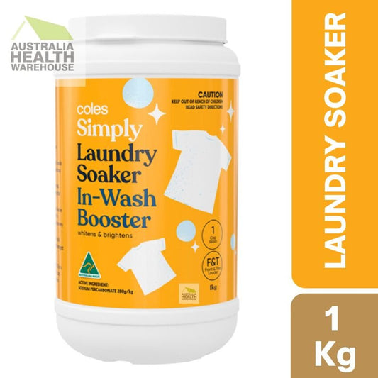 Coles Simply Laundry Soaker In-Wash Booster 1kg