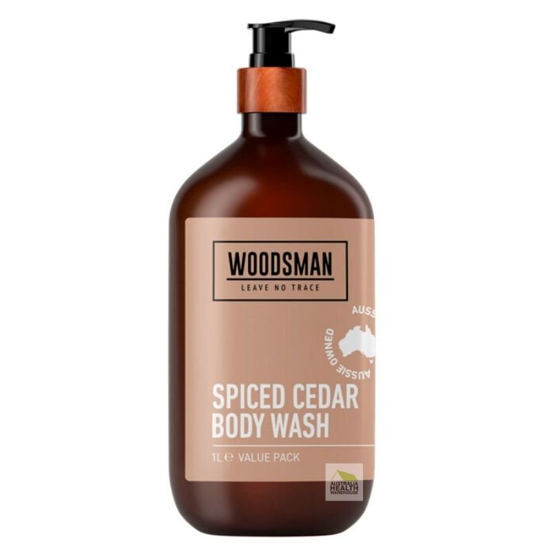 Woodsman Spiced Cedar Body Wash 1 Litre