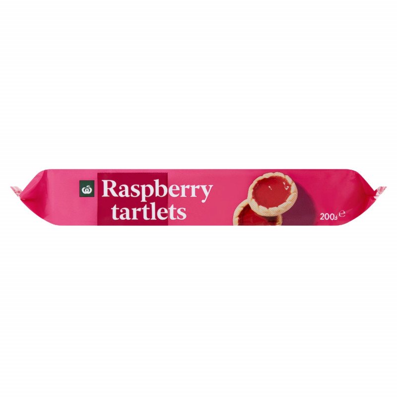 [Expiry Date: 05/10/2026] Woolworths Raspberry Tartlets 200g