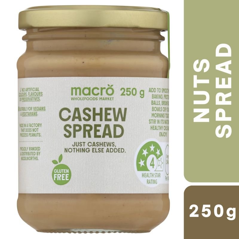 [Expiry Date: 16/02/2027] Woolworths Macro Cashew Spread 250g