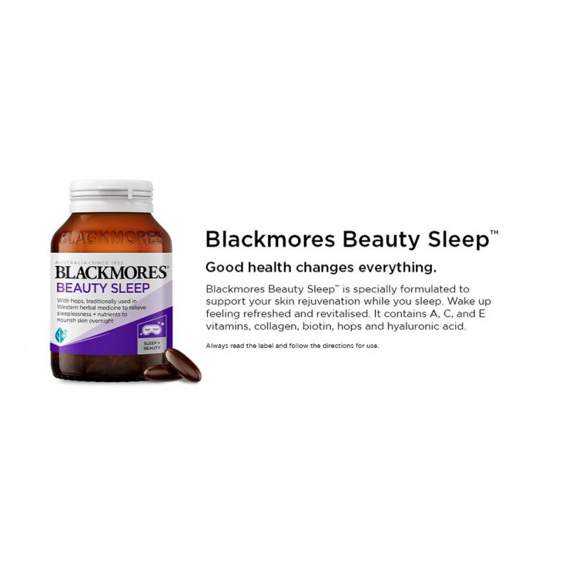 [CLEARANCE Expiry: 04/2025] Blackmores Beauty Sleep 60 Capsules