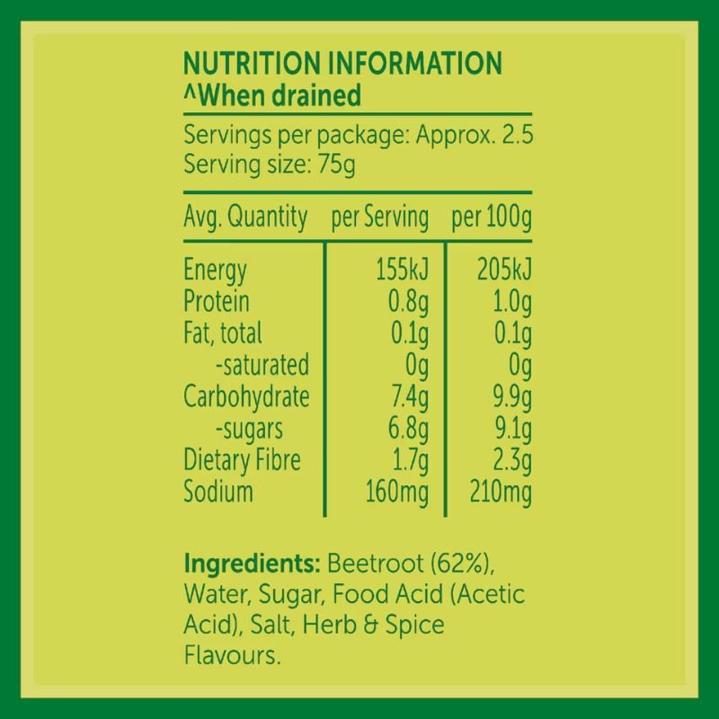 [Expiry Date: 30/07/2027] Golden Circle Sliced Beetroot 450g