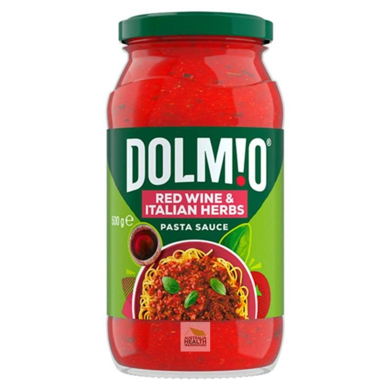 [Expiry Date: 23/11/2026] Dolmio Red Wine & Italian Herbs Pasta Sauce 500g