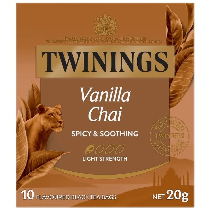 [Expiry: 25/08/2028] Twinings Chai Vanilla Tea Bags 10 pack