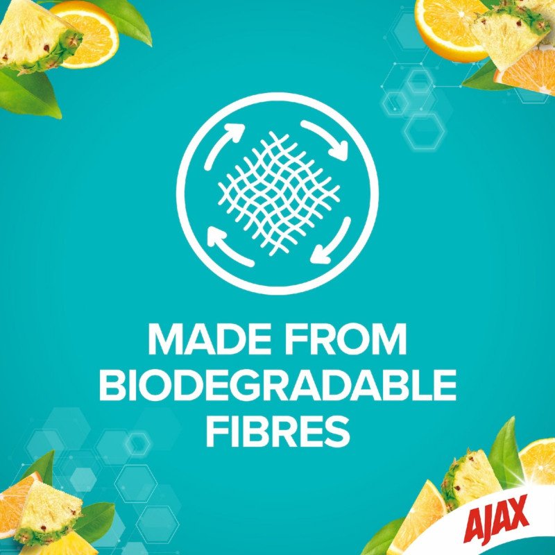 [Expiry Date: 23/11/2027] Ajax Disinfectant Hospital Grade Sparkling Citrus & Pineapple 110 Wipes