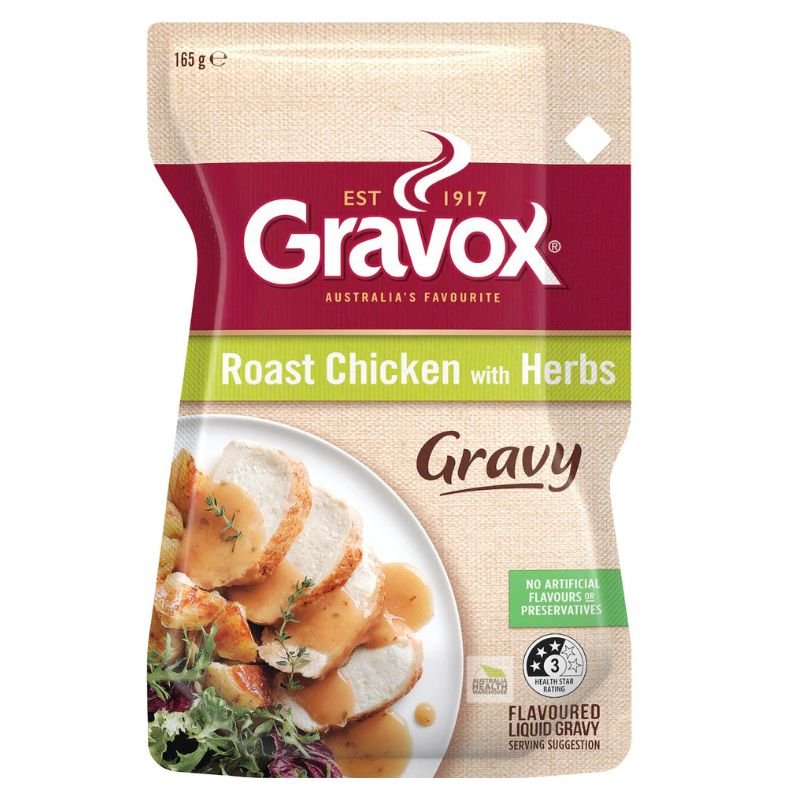 [Expiry Date: 06/05/2027] Gravox Roast Chicken With Herbs Liquid Gravy Pouch 165g