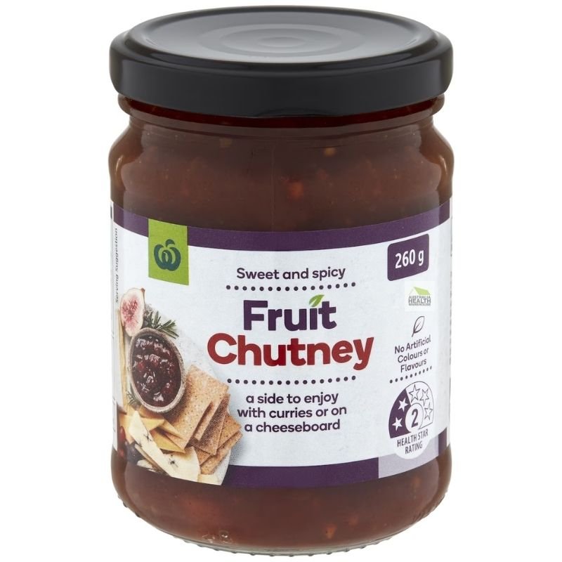 [Expiry Date :16/10/2027] Woolworths Fruit Chutney 260g |Oz Mart