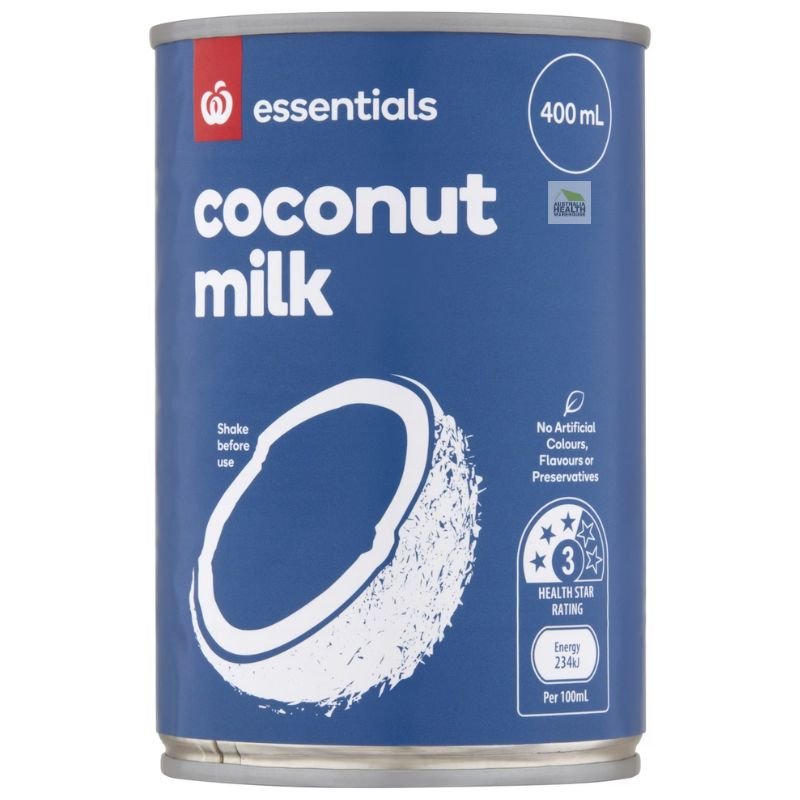 Woolworths Essentials Coconut Milk 400mL