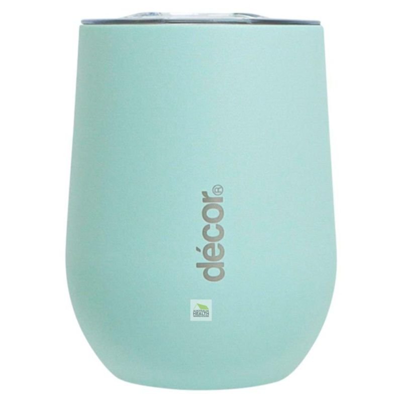 Decor Double Wall Wine & Coffee Cup 350mL (GREEN)