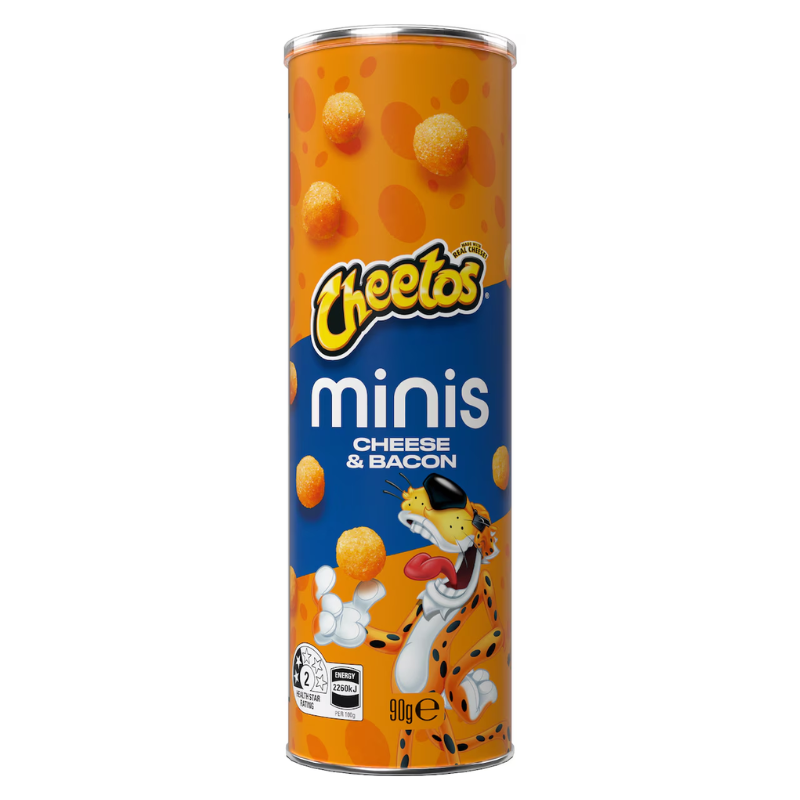 [CLEARANCE Expiry: 29/11/26] Cheetos Minis Cheese & Bacon 90g