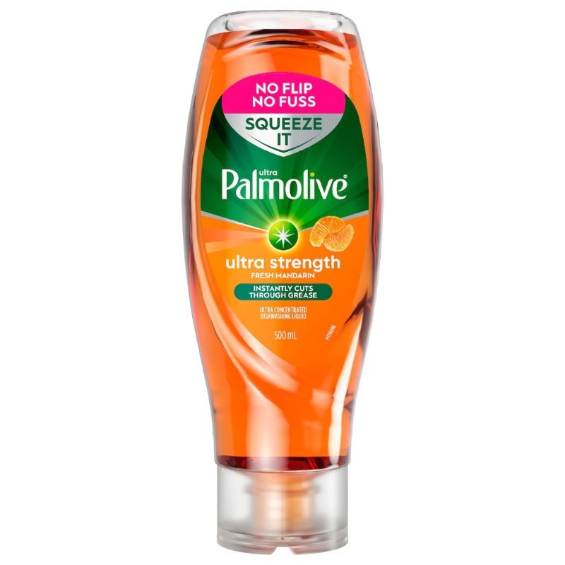 Palmolive Ultra Strength Mandarin Squeeze It Dishwashing Liquid 500mL