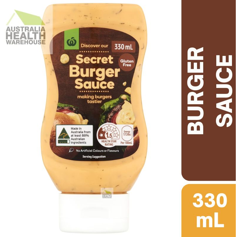 [Expiry: 15/01/2027]  Woolworths Secret Burger Sauce 330mL