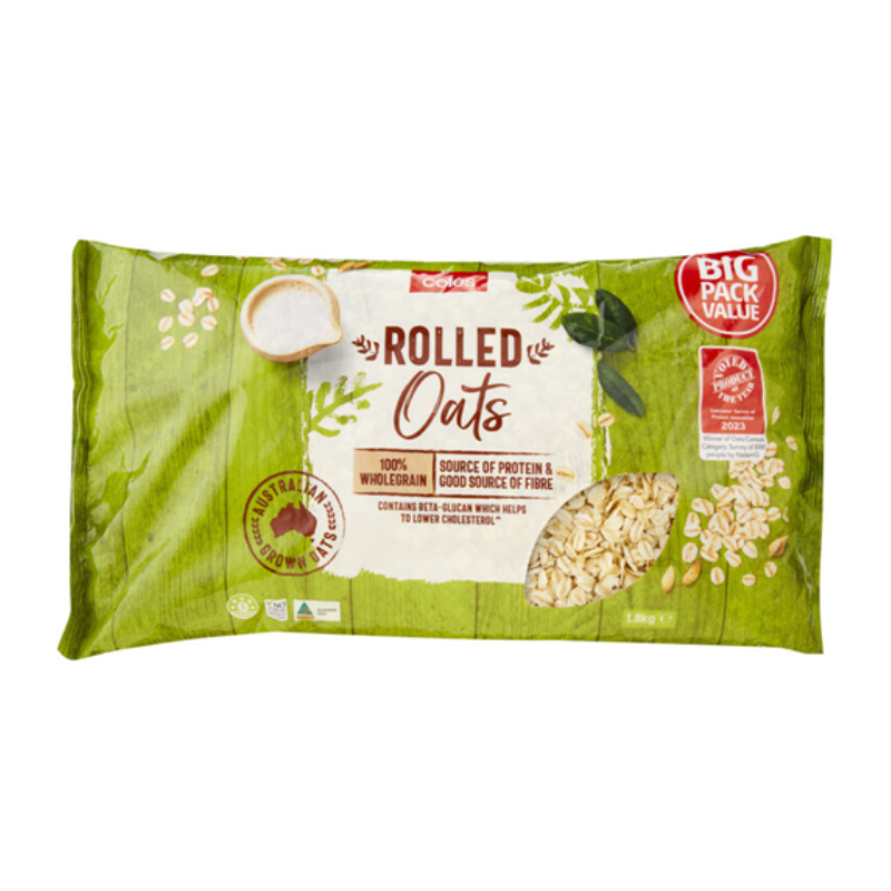 Coles Rolled Oats 1.8kg