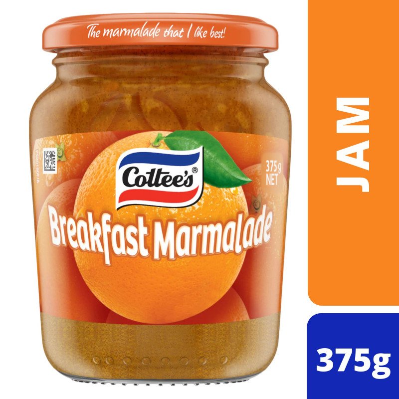 [Expiry Date: 16/04/2028] Cottee's Breakfast Marmalade Jam 375g