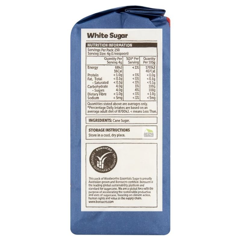 Woolworths Essentials White Sugar 1kg