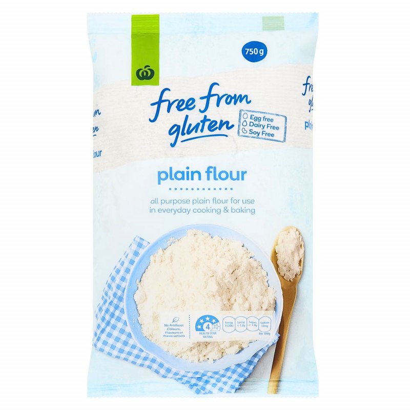 [Expiry Date: 23/01/2027] Woolworths Free From Gluten Plain Flour 750g