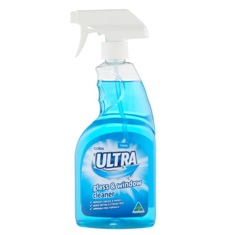 Coles Ultra Glass & Window Cleaner 750mL