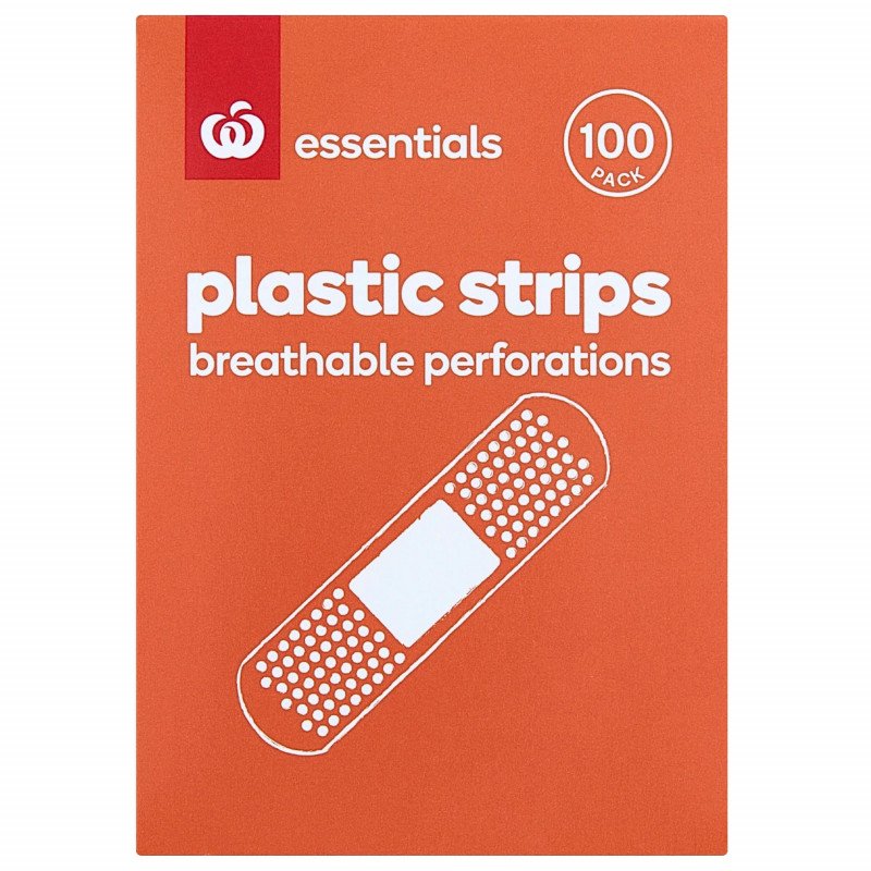 [Expiry Date: 17/05/2028] Woolworths Essentials Plastic Strips 100 Pack