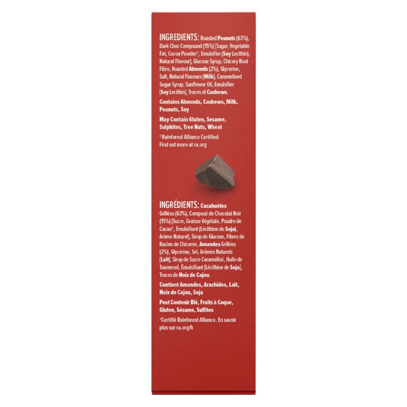 [Expiry Date: 13/06/2027] Nice & Natural Roasted Nut Bar Maple & Sea Salt 6 Pack 192g