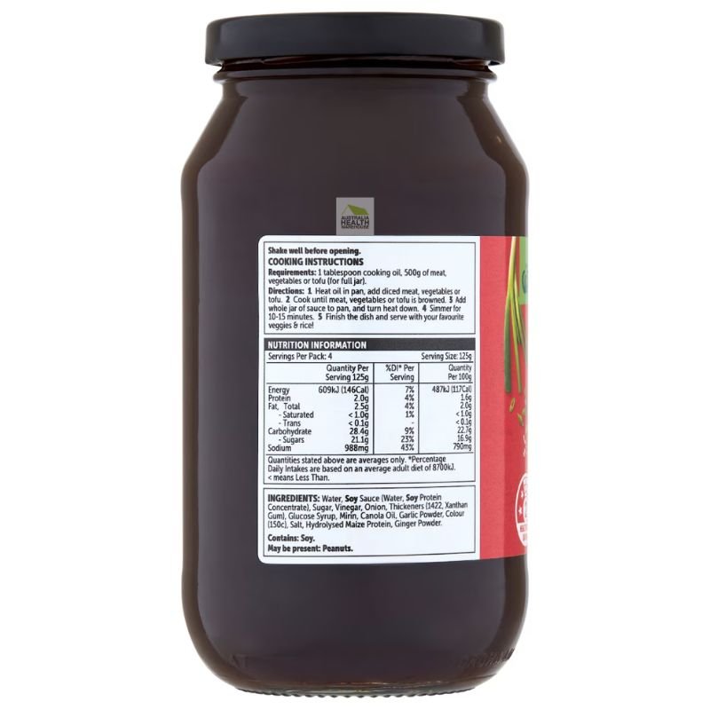 [CLEARANCE Expiry Date: 20/08/2026]  Woolworths Teriyaki Simmer Sauce 500g