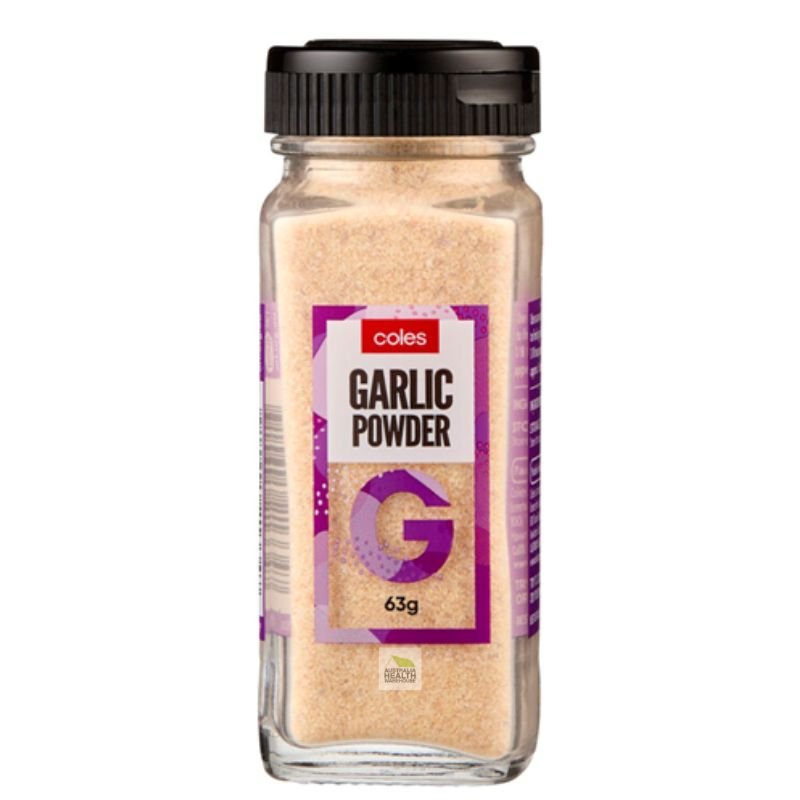 [Expiry: 08/11/2026]  Coles Garlic Powder 63g