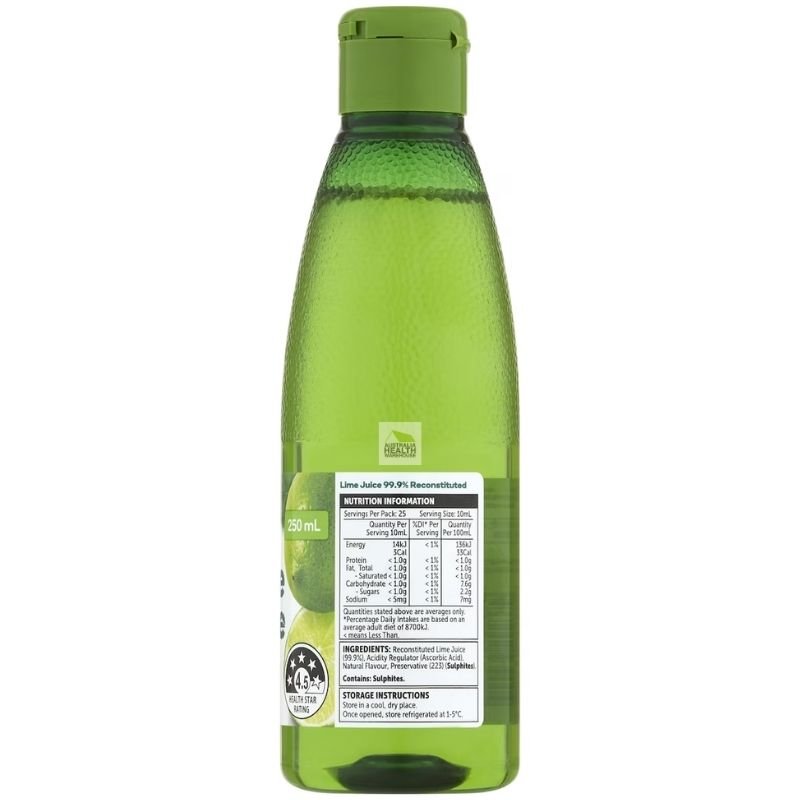 [Expiry Date: 24/11/2026] Woolworths Lime Juice 250mL