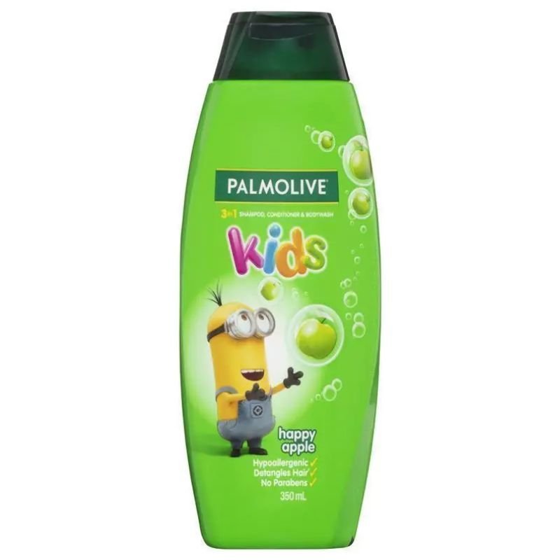 Palmolive Kids Bluey 3 in 1 Happy Apple Shampoo, Conditioner & Bodywash 350mL