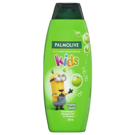 Palmolive Kids Bluey 3 in 1 Happy Apple Shampoo, Conditioner & Bodywash 350mL