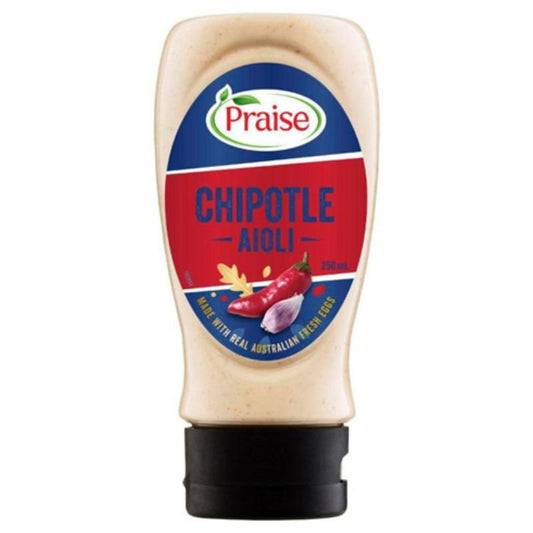 [Expiry: 02/12/2026] Praise Squeeze Chipotle Aioli 250mL