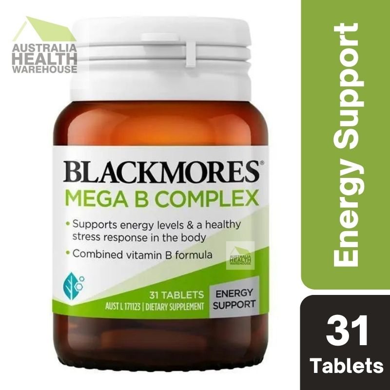 [Expiry: 08/2027] Blackmores Mega B Complex 31 Tablets