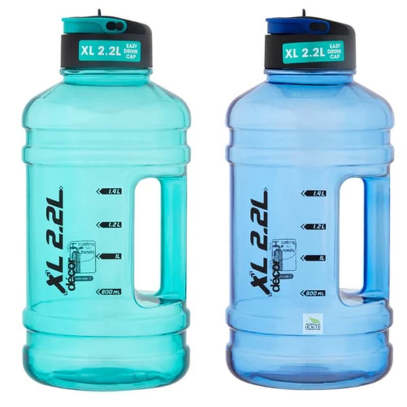 Decor XL Chugger Tritan Drink Bottle 2.2 Litre (BLUE)