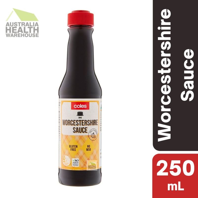 [Expiry:25/05/2027] Coles Worcestershire Sauce 250mL