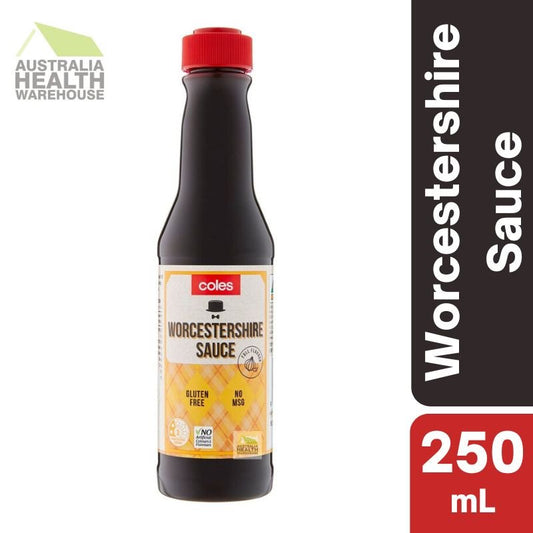 [Expiry:25/05/2027] Coles Worcestershire Sauce 250mL