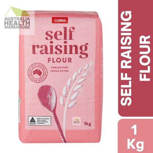 [Expiry Date: 28/10/2026]  Coles White Self Raising Flour 1kg