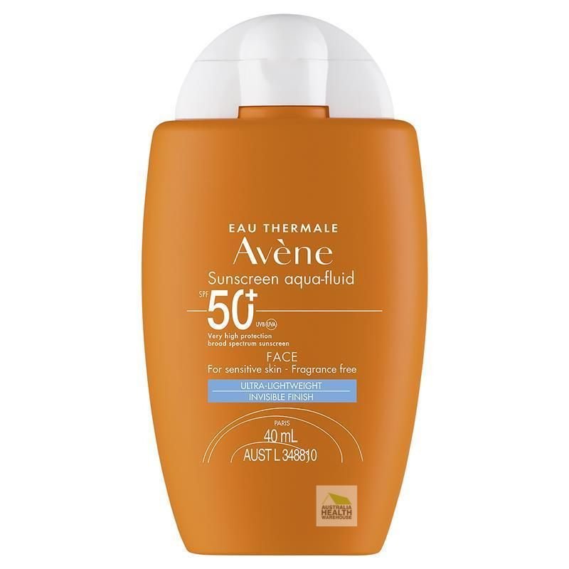 [Expiry: 08/2025] Avène Sunscreen Aqua-Fluid SPF50+ Face For Sensitive Skin 40mL