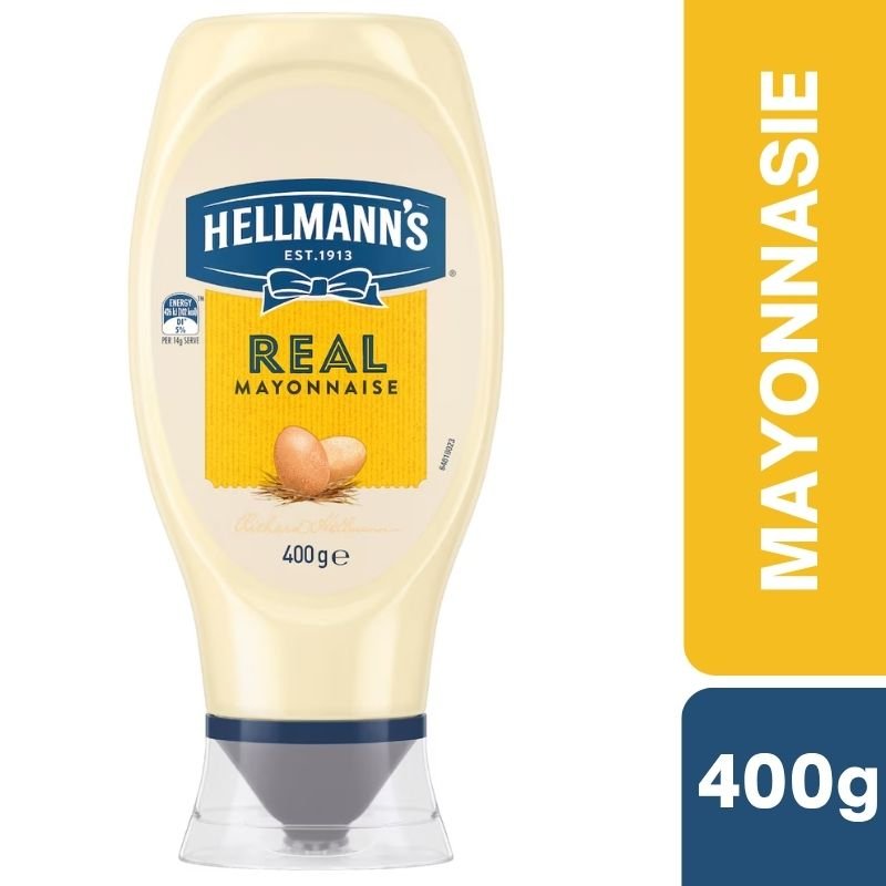 [Expiry Date: 09/02/2027] Hellmann's Real Mayonnaise Squeeze 400g