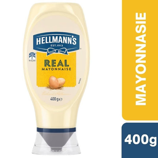 [Expiry Date: 09/02/2027] Hellmann's Real Mayonnaise Squeeze 400g