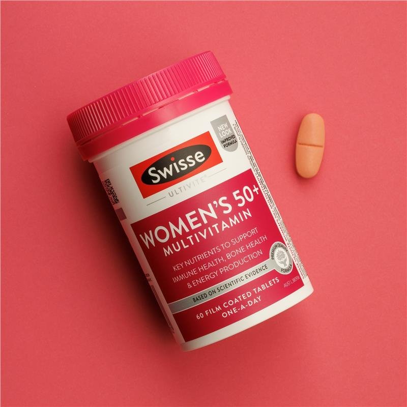 [Expiry: 04/2025] Swisse Ultivite Women's 50+ Multivitamin 60 Tablets