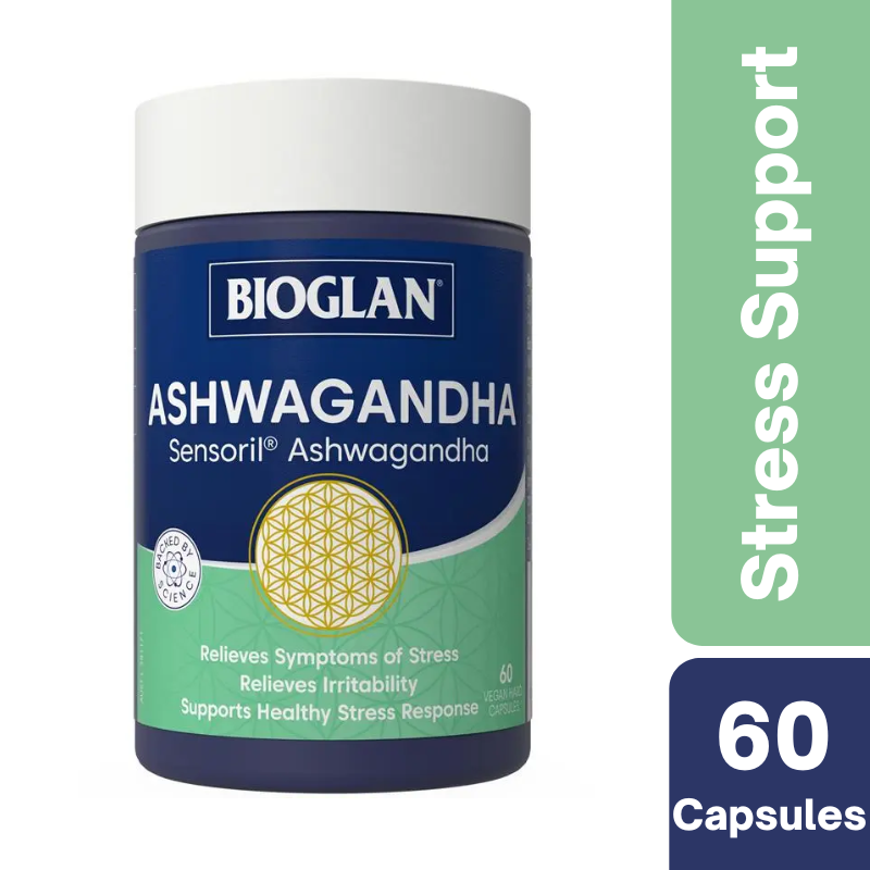 [Expiry Date: 10/2027] Bioglan Ashwagandha 6000mg 60 Capsules