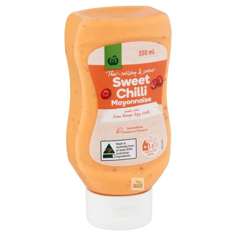 [Expiry: 14/10/2026] Woolworths Sweet Chilli Mayonnaise 330mL
