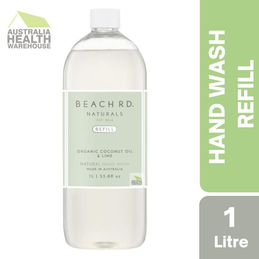Beach Rd. Naturals Coconut Oil & Lime Hand Wash 1 Litre Refill