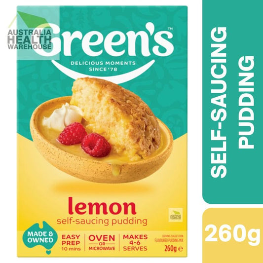 [Expiry Date: 19/05/2027] Green's Lemon Pudding Mix 260g