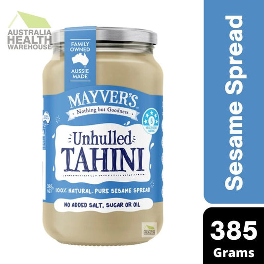 [Expiry: 22/10/2027] Mayver's Unhulled Tahini 385g