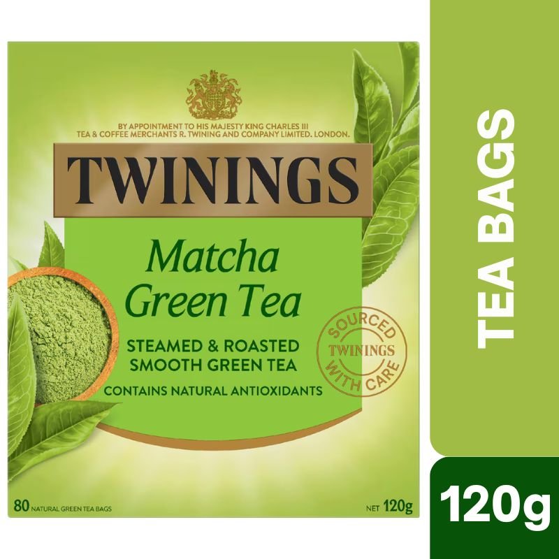 [Expiry Date: 11/11/2028] Twinings Matcha Green Tea Bags 80 Pack 120g