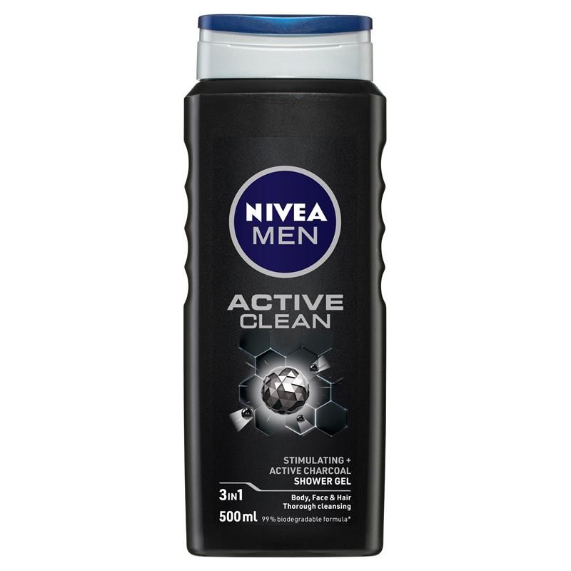 Nivea Men Active Clean Shower Gel 500mL
