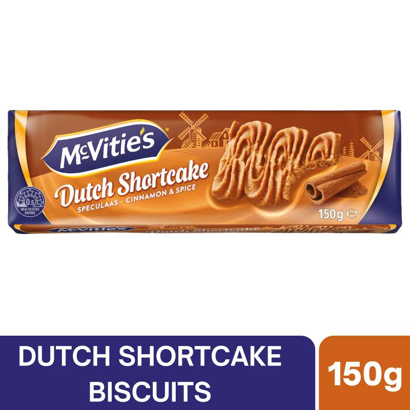 [Expiry Date: 31/10/2026] McVitie's Dutch Shortcake Speculaas 150g