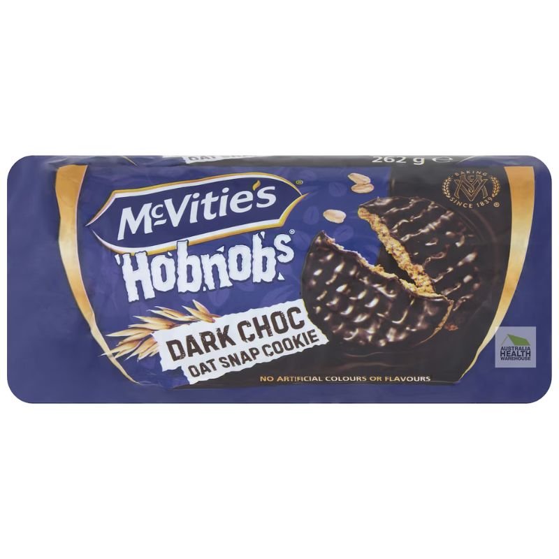 [CLEARANCE Expiry Date: 05/09/2026] Mcvitie's Hobnobs Dark Choc Oat Snap Cookie 262g