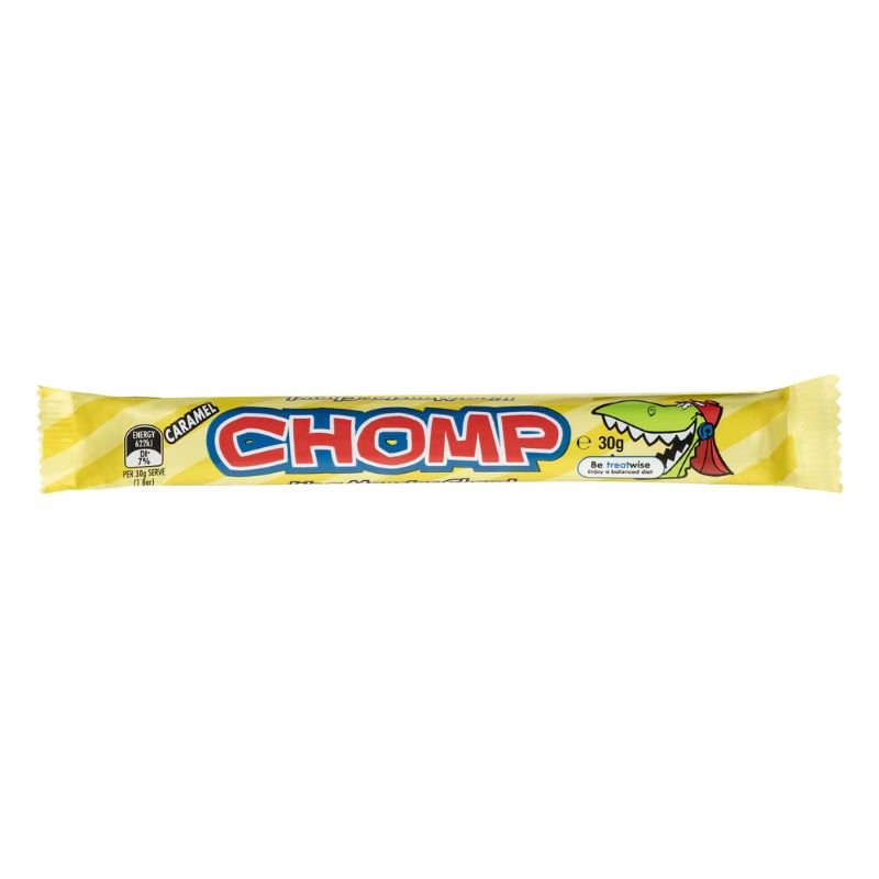 [Expiry: 28/11/2026] Cadbury Chomp Caramel Chocolate Bar 30g