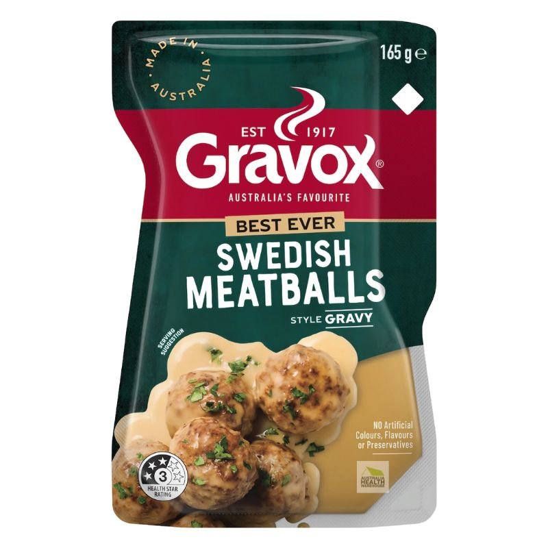 [Expiry: 14/05/2027] Gravox Best Ever Swedish Meatballs Style Gravy 165g